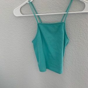 square neck spaghetti strap tank top